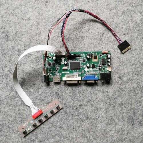 LVDS 40 Pin 1366*768 For LP156WHA/LP156WHB/LP156WHU matrix M.NT68676 60Hz WLED DIY kit VGA DVI LCD display controller board