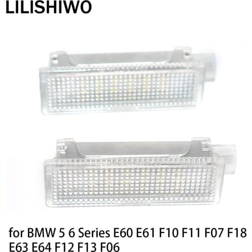LILISHIWO Courtesy Footwell Door Luggage Trunk Light Lamp for BMW 5 6 Series E60 E61 F10 F11 F07 F18 E63 E64 F12 F13 F06