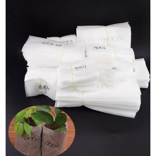 Non-woven Fabric Nursery pots Bags flower Plant Grow Bags Seedling Pots Eco-Friendly Aeration garden Planting Bags Biodegradable