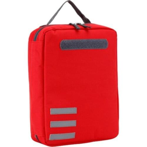 Newest First Aid Bag Empty Red Emergency Medical Backpack Empty First Responder Trauma Bag Multi-Pocket For Traveling Camping
