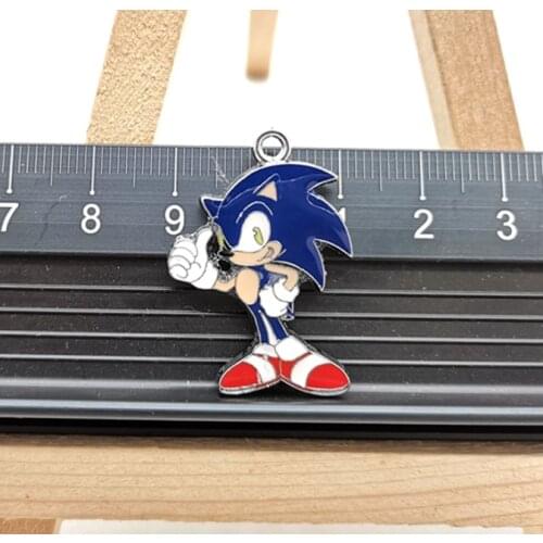 New 50 Pcs Sonic Charm Pendants DIY Jewelry Making