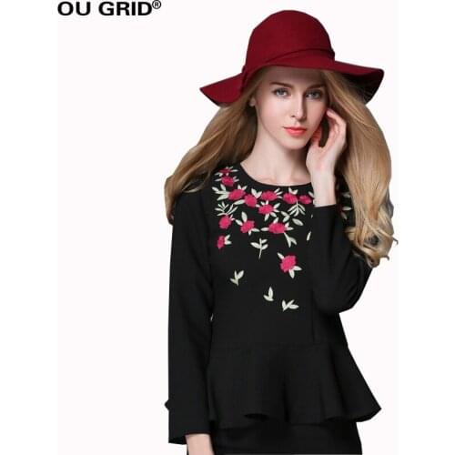 OU GRID Women's Blouses