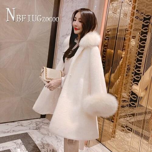 Imitation Mink Fluff Women Coat 2020 Autumn Winter New Thick Female Soft Overcoat