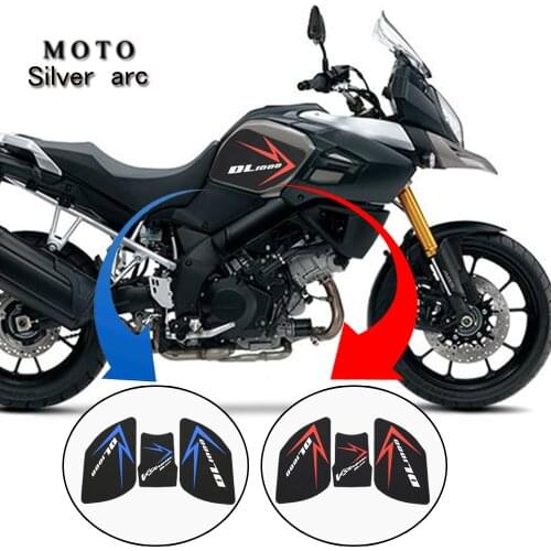 FOR SUZUKI v-strom DL1000 DL 1000 2014-2019 motorcycle Protector Antiskid Tank Pad Sticker Gas Knee Brace Traction Side 3M Decal