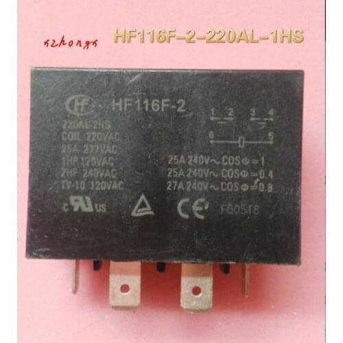 Relay HF116F-2-220AL-1HS JQX-116F-220AL-1HS