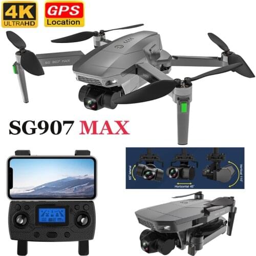 SG907 MAX Brushless RC Drone Professional GPS Quadcopter with 4K HD Camera 3-axis Gimbal 5G WIFI FPV Optical Flow Positioning