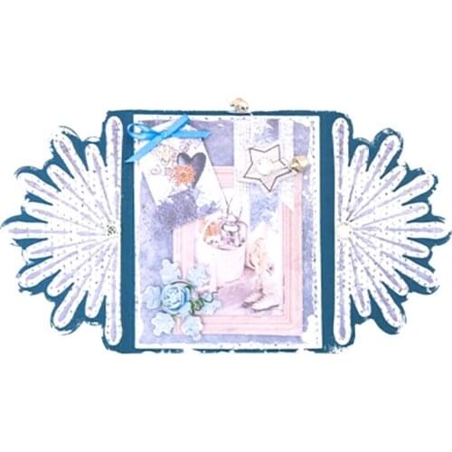 Loose-leaf Greeting Card Frame Metal Cutting Dies 2021 New Diy Molds Scrapbooking Paper Making Die Cuts Crafts Christmas Dies