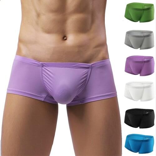 New Mens Underwear Sexy U Convex Brief Men Comfortable Briefs Soft Flexible Underpants Shorts Cueca Man Underpants Male Panties