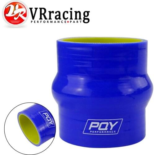 VR - 2.5" 64mm Hump Straight Silicone Hose Intercooler Coupler Tube Pipe Blue&yellow VR-HSH0025
