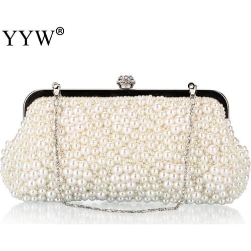 YYW Women's Beige Clutches