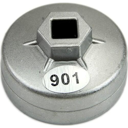 1/2 Square Drive 14 Flutes End Cap Oil Filter Wrench Auto Tool For Toyota 65mm