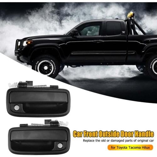 Car Front Left Right Outside Exterior Door Handle Plastic ABS Iron for for TOYOTA HILUX 2004-2012 TACOMA 1995-2004 Durable
