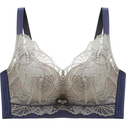 Thai Latex Underwear Push Up Bra Women Wireless 5D Contours Bra Soft Brassiere Sexy Lace Bras Seamless Lingerie Bralette