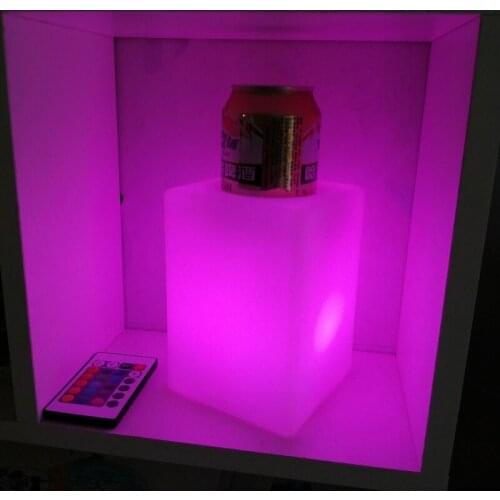 LED Flowerpot Colors 16 Changeable Luminous flash flower Planter Tray indoor Outdoor for Bars Night Party 10pcs/Lot