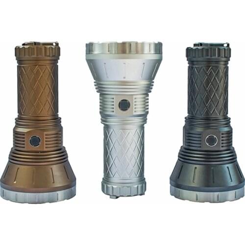 HAIKELITE HK90 3*Luminus SBT90.2 18000lm High Lumens 2000m Long Throw Powerful Flashlight 3*21700 Type-C