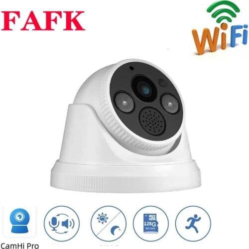 IP 1080p Wifi 5MP HD surveillance home security Onvif wireless CCTV camera TF card slot infrared two-way voice dome camera