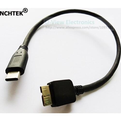 NCHTEK TYPE-C Male to Micro USB 3.0 Male OTG Data Connector Cable About 30CM/Free Shipping/10PCS