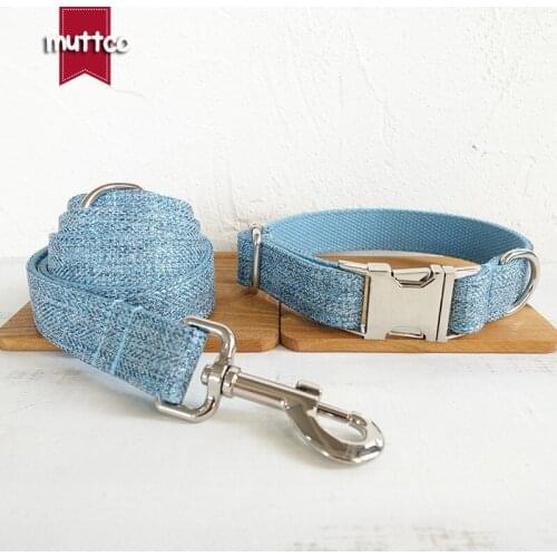 Luxury Top Quality Personalized ID Dog Ring Collar Leash Rope Set Golden Retriever Samoyed Puppy Pug Dog Leads Pet Accessory