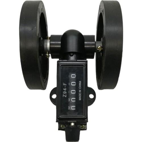 Z94F Roller wheel mechanical counter meter textile printing artificial leather plastic film length measuring yard counter