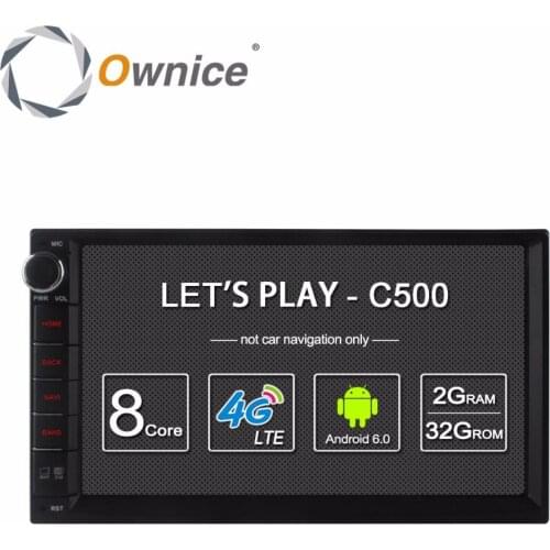 Ownice C500 Android 6.0 Octa Core 2 din Universal For Nissan GPS Navi BT Radio Stereo Audio Player(No DVD) Build-in 4G Moudule