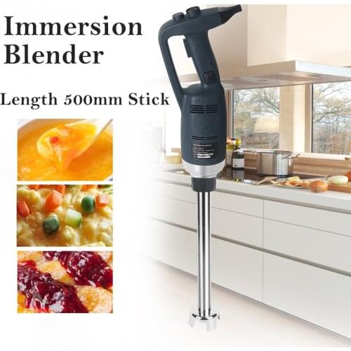 Immersion Stick Blender Food Mixture Machine 16000RPM Fixed Speed 500mm Stirring Stick Fruit Soup Smash Commercial Kitchen Tool