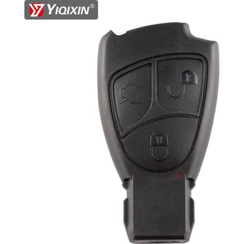 YIQIXIN For Mercedes-Benz C E ML S SL SLK CLK AMG Remote Control Car Key Shell Case Replacement 2/3/4 Button Smart Key Set