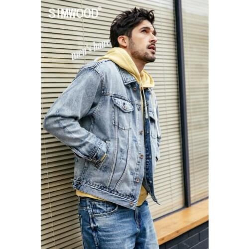 Мужские джинсовые куртки Simwood China At AliExpress
