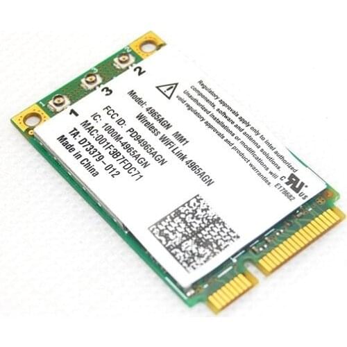 SSEA for Intel Wireless-N WiFi Link 4965AGN Mini PCI-E Card 802.11 a/b/g/n 2.4/5 GHz 300 Mbps for HP 2510p 6910p 8710p 6720s