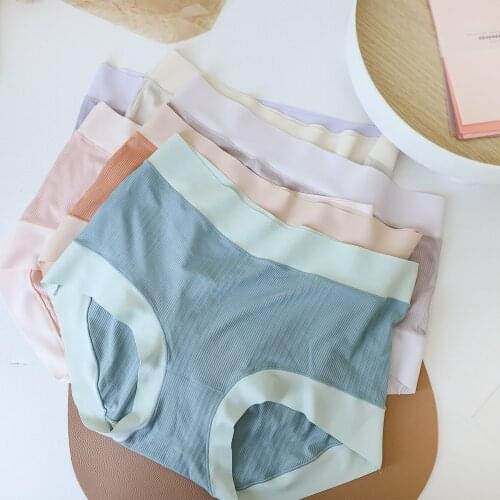 Plus size 100kg Modal Seamless briefs women Regenerated fiber Antibacterial Mid-rise lingerie simple women Panties N778 N785