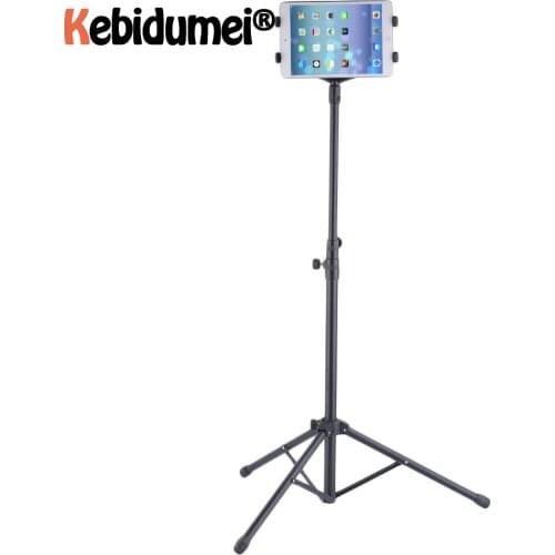Universal hot Tablet Tripod Floor Stand Adjustable Tablet Holder Mount Tablet Support Bracket for 7-10 inch Tablets Pad for Ipad
