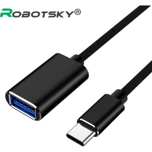 USB C male to USB2.0 Female Converter Type C USB 2.0 OTG Cable USB-C Data Sync OTG Adapter Cable For Samsung S9 For Xiaomi Mi8