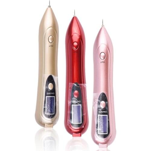 USB Rechargeable LCD Laser Sweep Freckle Mole Removal Pen Tattoo Removal Machine Dark Spot Speckle Nevus Facial Skin Clean Tool