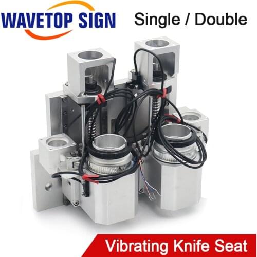 WaveTopSign Vibrating Knife Single and Double Seat Include Timing Belt and Synchronous Wheel and Coupling 1/2PCS