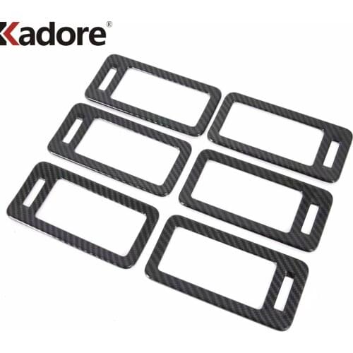 Interior Rear Air Conditonnal Vent Cover Trim AC Outlet Decoration Car Styling For Hyundai Grand Starex H-1 i800 2018 2019 2020