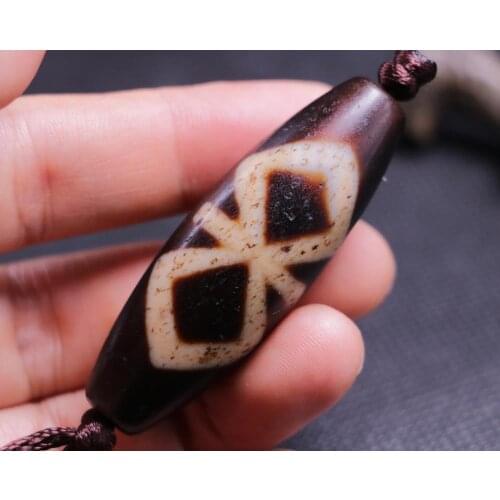 Magic Power Tibetan Old Agate Jingang Faqi OM Words dZi Bead Amulet Pendant 5A LKbrother Saurces Top Quality Garrentee