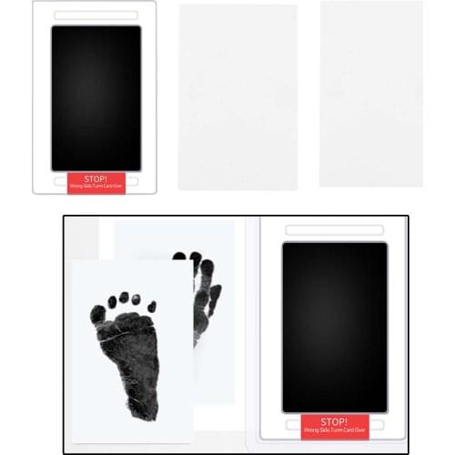 High Quality Newborn Baby Handprint Footprint Inkless Touch Ink Pad DIY Photo Frame Girl/Boy Infant Baby Gift Decoration