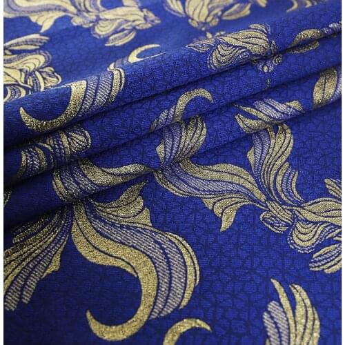 Sewing fabric jacquard brocade for womens clothing shirt coat dress sewing material sofa curtain upholstery fabric satin fabric