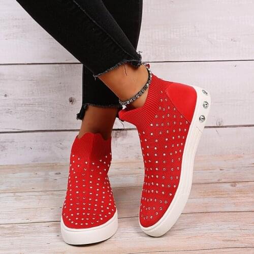 Spring/Autumn Flats Shoes Women New Woven Sneakers Round Toe Rivet Shoes Black Sports Leisure Ladies Shoes sapatos de mujer
