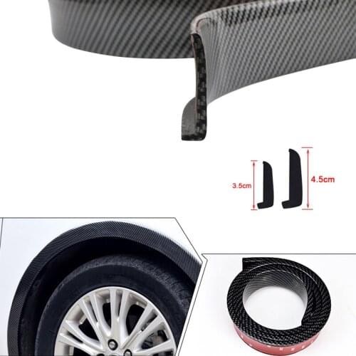 4pcs Car Fender Wheel Eyebrow Protector Lip Wheel-arch Trim Wheel Eyebrow Proof Scratch For Toyota BMW Audi Honda LADA KIA etc