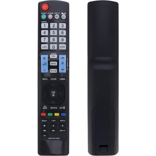 433MHz Replacement IR TV Remote Control with 10M Transmission Distance Support 2 x AAA Batteries Fit for LG TV AKB72914209