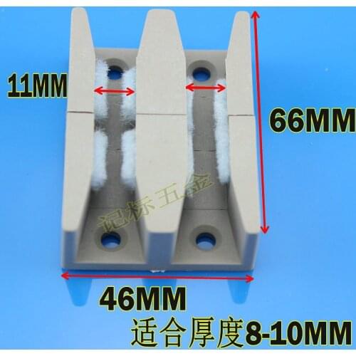 Shower room accessories glass sliding door locator resile slider fitted device