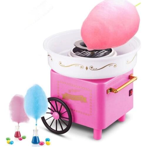 Mini Sweet Automatic Cotton Candy Machine Household DIY 500W Kitchen Electric Cotton Candy Maker Sugar Floss Machine For Kids