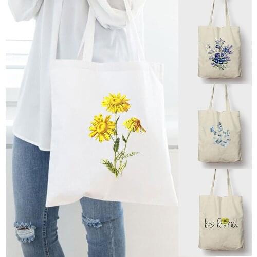 Women Canvas Shopping Bag Female Casual Cloth Shoulder Bag Eco Handbag Womens Shopper Bag Grocery Tumblr Graphic Handbag