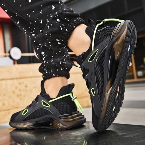 Breathable Running Shoes for Men 2021New Cushioning Sole Sneaker outdoor Lightweight Athletic Training Sport Footwear Zapatillas