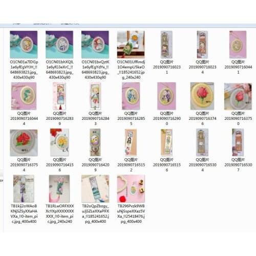 Xx TOP DIY Craft Stich Cross Stitch Bookmark Metal Silver Golden Needlework Embroidery Crafts Counted Cross-Stitching Kit gift