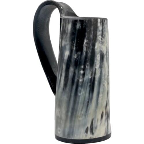 Natural Hand Made Ox Buffalo Horn Mug Viking Drinking Mugs Beer Drinking Horn Mug