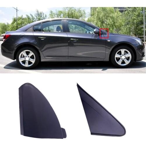 Lofty Richy For Chevrolet Cruze 2009-2014 Side Rear view mirror Window triangle cover Trim Corner Triangle Molding Window Bezel