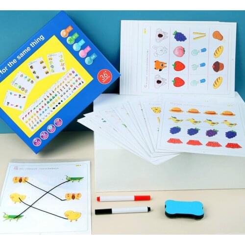 Childrens Attention Observation Find The Same Matching Baby Connect Picture Book Childrens Pen Control Training Puzzle Picture