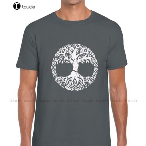 New Norse Tree Of Life Mens T Shirt Tee Viking Nordic Celtics Design Odin Thors Ragnar Cotton T Shirt Tee