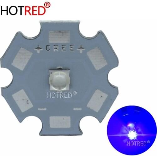 Newest 10pcs Cree Xlamp XP-G3 Series XPG3 LED Chips LEDs Diode Royal Blue H27 440-445nm Emitter With 20mm 16mm 14mm 12mm 8mm PCB